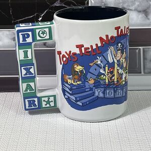Disney PIXAR Toy Story Toys Tell No Tales 16oz Ceramic Mug White Multi NWT